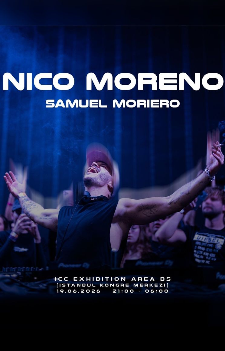 Nico Moreno İstanbul afişi